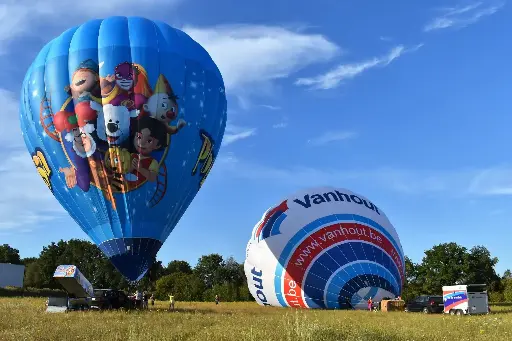 Hot air balloon ride in Kempen